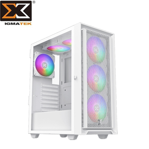 Xigmatek XTK-Z 白(ATX/USB3.0x1/USB2.0x2/RGB Fan*6/CPU高16cm/顯卡長32.5cm)